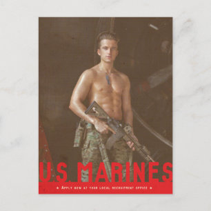 US Marine Recrugement Poster Briefkaart