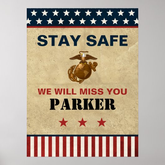 US Marines Corps Afscheidsfeestje - Recruit Traini Poster (Voorkant)
