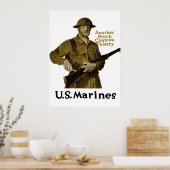US Marines — Een andere Notch Chateau Thierry Poster (Keuken)