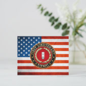 US Marines: Eerste luitenant (USMC 1stLt) [3D] Briefkaart (Staand voorkant)