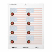 US Marines: Eerste luitenant (USMC 1stLt) [3D] Etiket (Full Sheet)