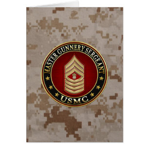 US Marines: Hoofd sergeant Gunnery (USMC MGySgt)
