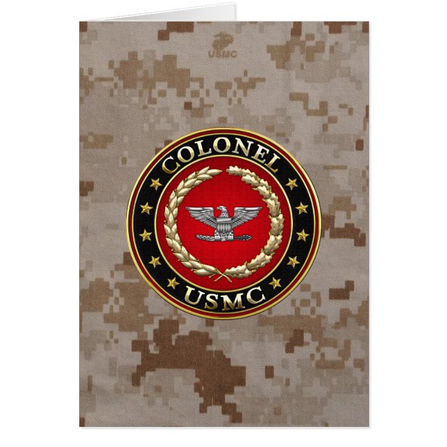 US Marines: Kolonel (USMC Col) [3D] (Voorkant)