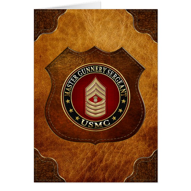 US Marines: Master Gunnery Sergeant (USMC MGySgt) (Voorkant)