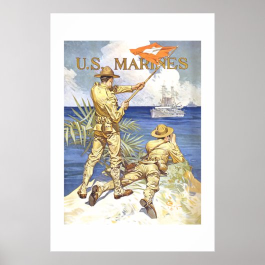 US Marines Poster (Voorkant)