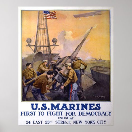 US Marines Poster (Voorkant)