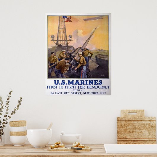 US Marines Poster (Keuken)