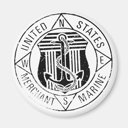 US Merchant Marines by: David Lee Magneet (Voorkant)