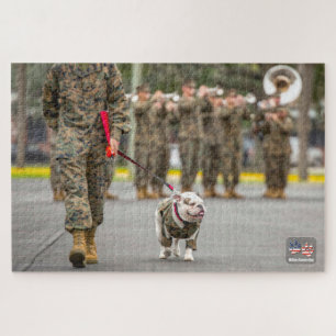 US MILITAIRE DIENST HOND (20x30 inch) Legpuzzel