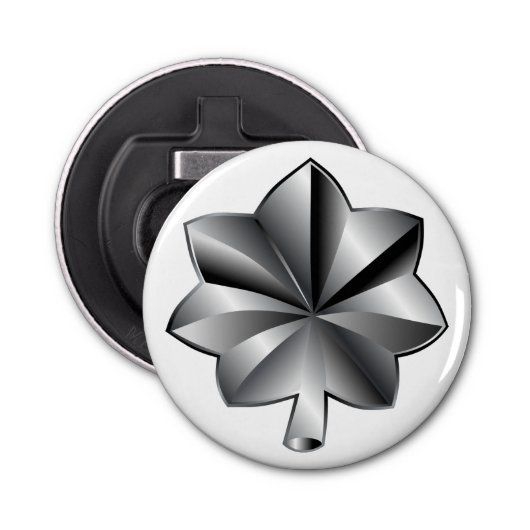 US Militaire Rank - Luitenant-kolonel Button Flesopener (Voorkant)