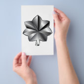 US Militaire Rank - Luitenant-kolonel Flyer (Hand)