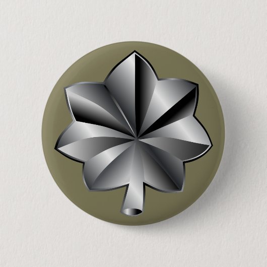 US Militaire Rank - Luitenant-kolonel Ronde Button 5,7 Cm (Voorkant)