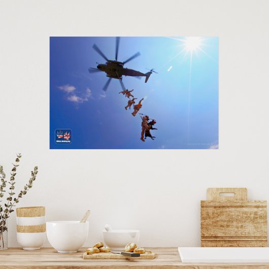 US MILITAIRE WERKDOG POSTER (Keuken)