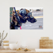 US MILITAIRE WERKDOG POSTER (Keuken)