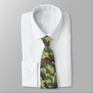 US Military Camouflage Green Camo Pattern Stropdas