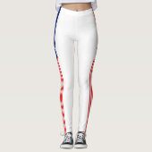 US Mod Scooter Stripes Decor on Leggings (Voorkant)