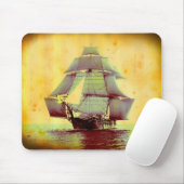 US Monongahela Sailing Ship Muismat (Met muis)