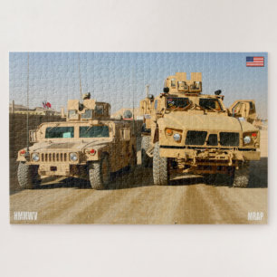 US MRAP VOERTUIG (20x30 inch) Legpuzzel