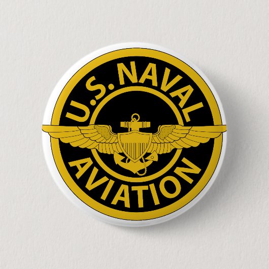 US Naval Aviation - 2 Ronde Button 5,7 Cm (Voorkant)