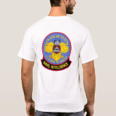 US NAVAL INTELLIGENCE Militaire Patroon T-shirt (Achterkant)