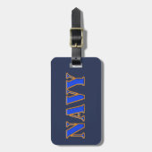 US Navy Bagagelabel (Voorkant verticaal)