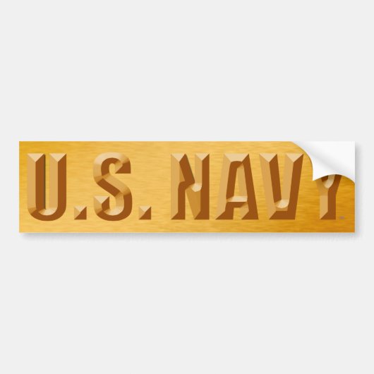 US Navy Bumpersticker (Voorkant)