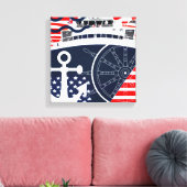 US Navy Canvas Afdruk (Insitu (Woonkamer))