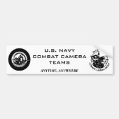 US Navy Combat Camera Bumpersticker (Voorkant)