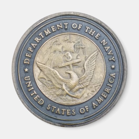 US NAVY crest, embleem Magneet (Voorkant)