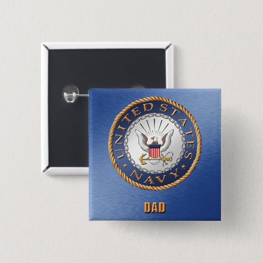 US Navy Dad Button (Voorkant /achterkant)