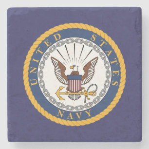 US Navy Emblem Stenen Onderzetter