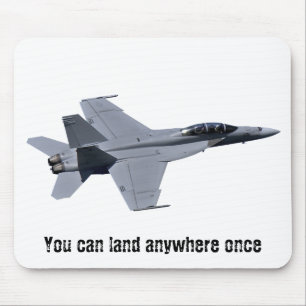 US Navy F-18 Super Hornet Mousepad Muismat
