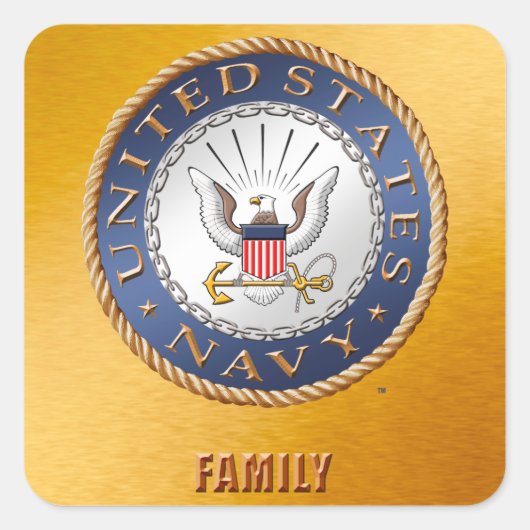 US Navy Family Sticker (Voorkant)