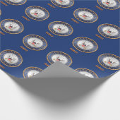 US Navy Family Wrapping Paper Cadeaupapier (Hoek)