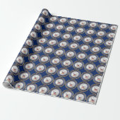 US Navy Gift Wrapping Paper Cadeaupapier (Uitgerold)