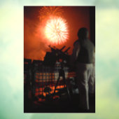 US Navy Independence vuurwerk wereldwijd Raamsticker (Vel 3)