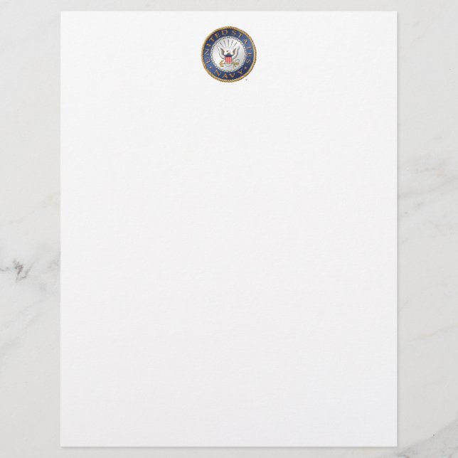 US Navy Letterhead (Voorkant)