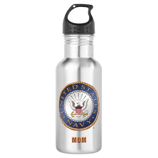 US Navy Ma Water Bottle Waterfles (Voorkant)