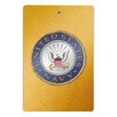 US Navy Mini Clipboard Mini Klembord (Achterkant)