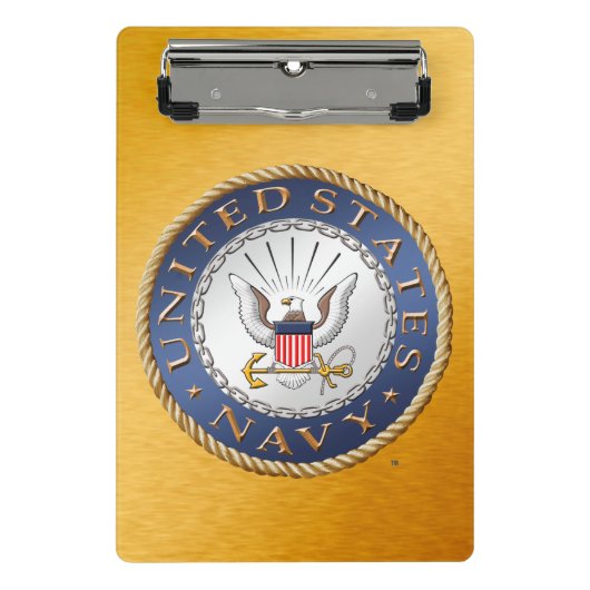 US Navy Mini Clipboard Mini Klembord (Voorkant)