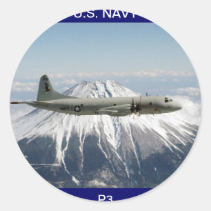 US Navy P3 Vliegtuig Sticker