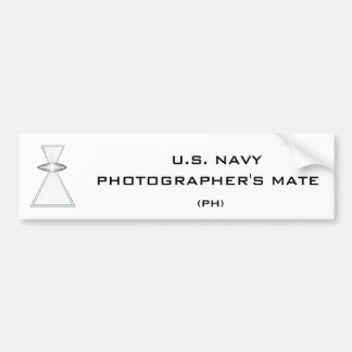 US Navy Photographer's Mate IFGA zonder vleugels Bumpersticker
