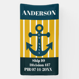 US Navy PIR Afstuderen Deurbanner Spandoek