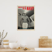 US Navy Recrugement Poster (Keuken)
