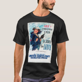  US Navy rekrutering poster T-shirt