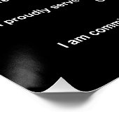 US Navy SAILORS Creed Perfect Poster (Hoek)