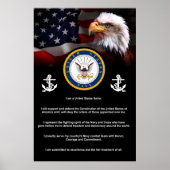 US Navy SAILORS Creed Poster (Voorkant)