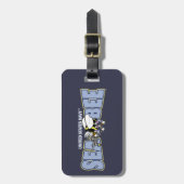 US Navy Seabee Bagagelabel (Voorkant verticaal)