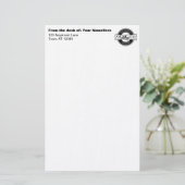 US Navy Seabee Briefpapier (Staand voorkant)