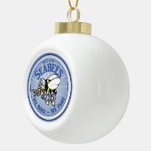 US Navy Seabee Keramische Bal Ornament (Rechts)